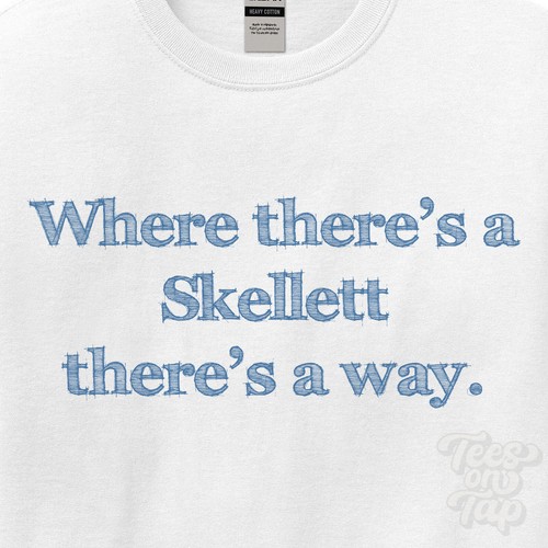 Skellett there a - there's,